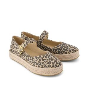 TOMS Carolina Mary Jane Espadrille - Natural Leopard Print